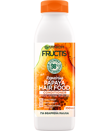 Conditioner για Φθαρμένα Μαλλιά με Παπάγια